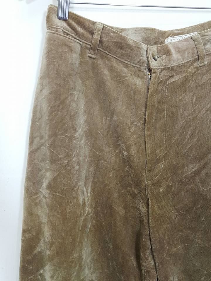 Spellbound SPELLBOUND Velour Velvet Wide Relax Trouser Pant Size US 32 / EU 48 - 3 Thumbnail
