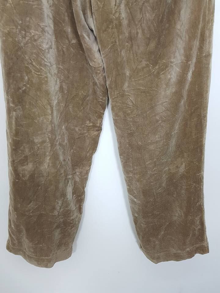 Spellbound SPELLBOUND Velour Velvet Wide Relax Trouser Pant Size US 32 / EU 48 - 9 Thumbnail