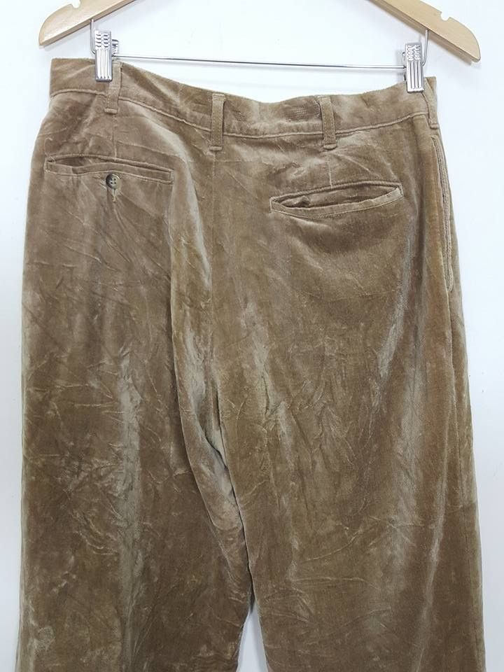 Spellbound SPELLBOUND Velour Velvet Wide Relax Trouser Pant Size US 32 / EU 48 - 5 Thumbnail