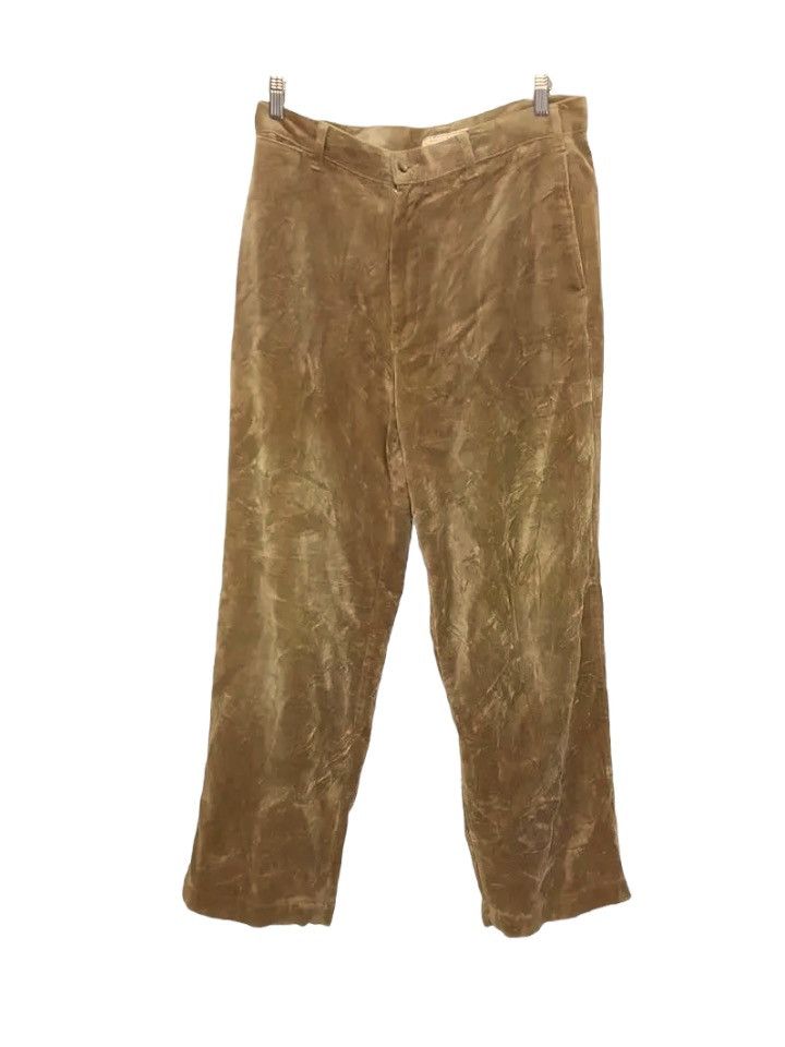 Spellbound SPELLBOUND Velour Velvet Wide Relax Trouser Pant Size US 32 / EU 48 - 1 Thumbnail