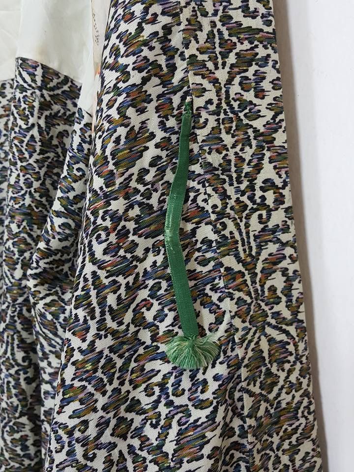 Vintage Haori Floral Floral Noragi Japanese Kimono Silk Jacket Size US M / EU 48-50 / 2 - 10 Thumbnail