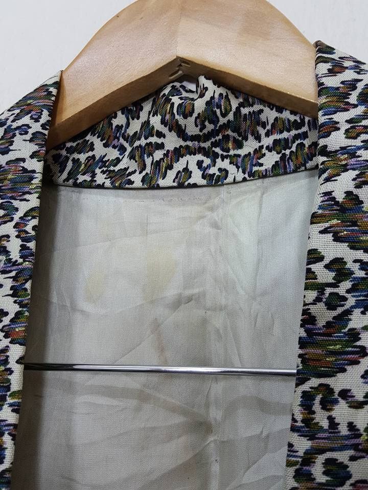 Vintage Haori Floral Floral Noragi Japanese Kimono Silk Jacket Size US M / EU 48-50 / 2 - 11 Thumbnail