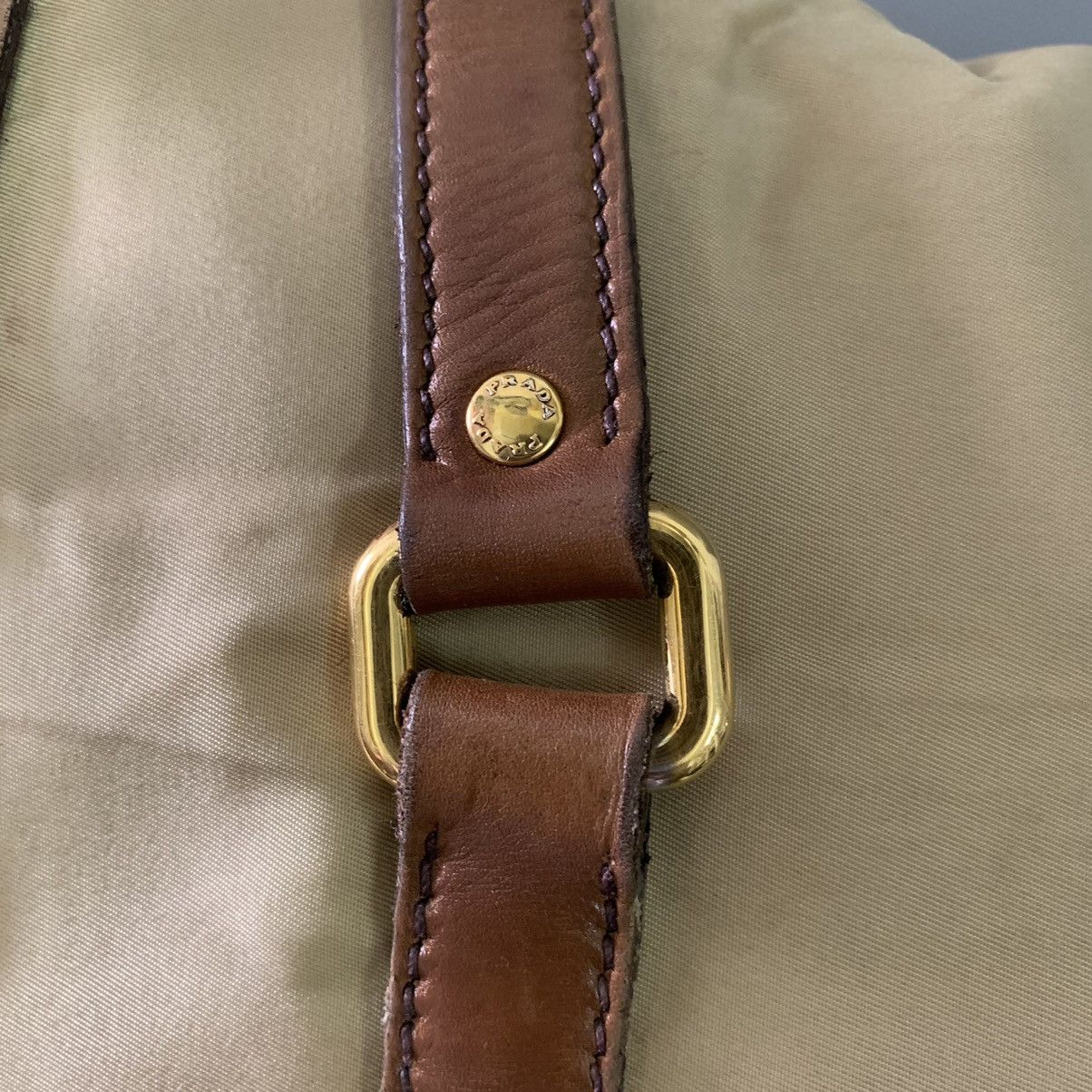 Prada Prada Brown Shoulder Handbag Size ONE SIZE - 7 Thumbnail