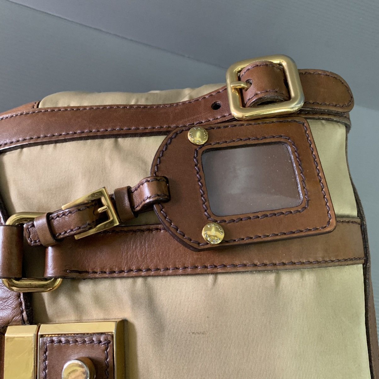 Prada Prada Brown Shoulder Handbag Size ONE SIZE - 10 Thumbnail