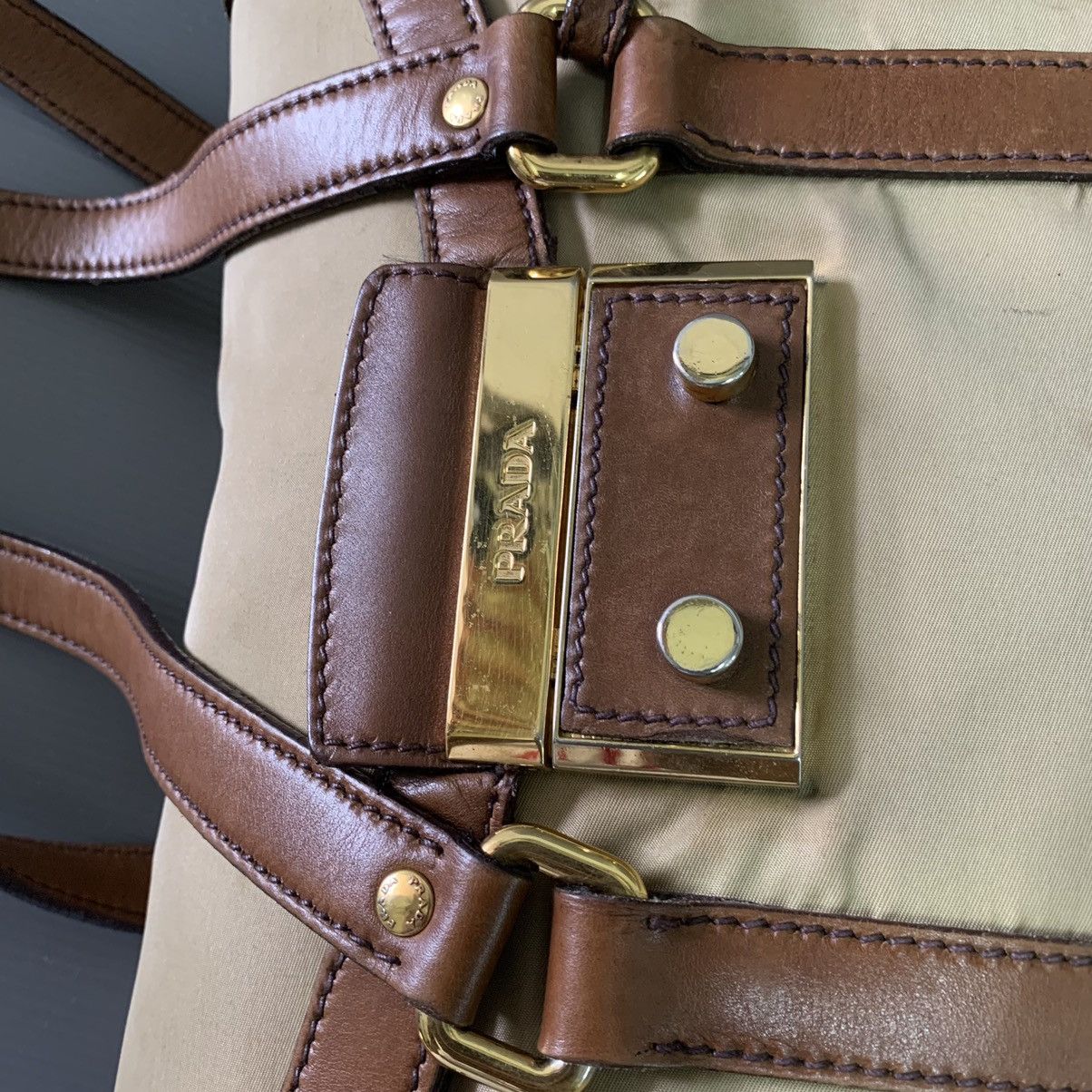 Prada Prada Brown Shoulder Handbag Size ONE SIZE - 6 Thumbnail