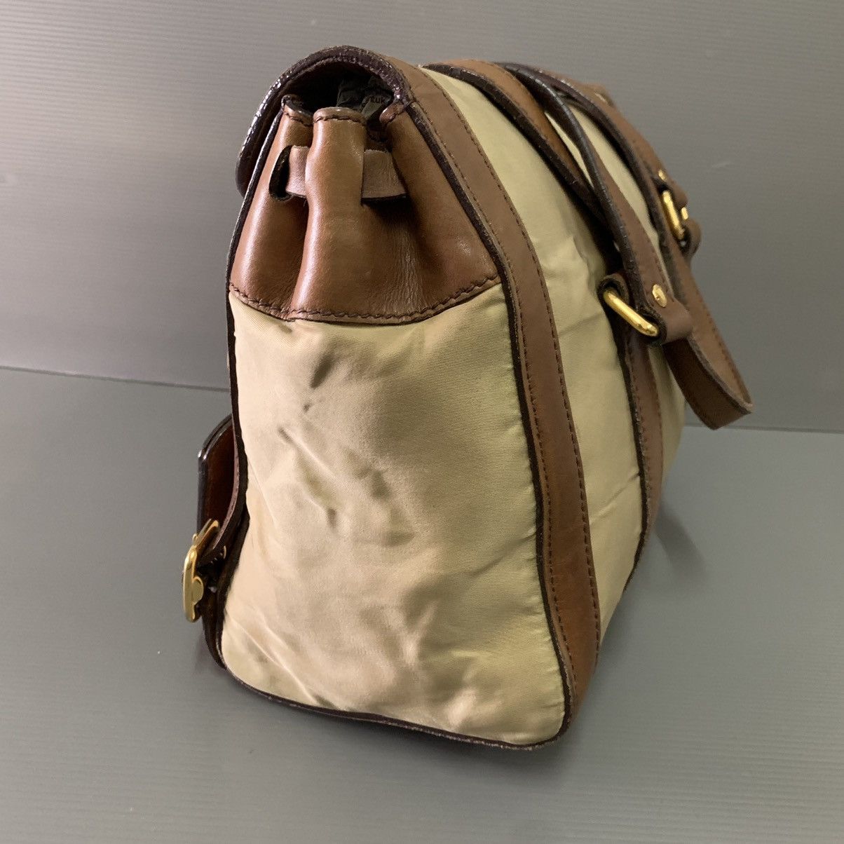 Prada Prada Brown Shoulder Handbag Size ONE SIZE - 9 Thumbnail