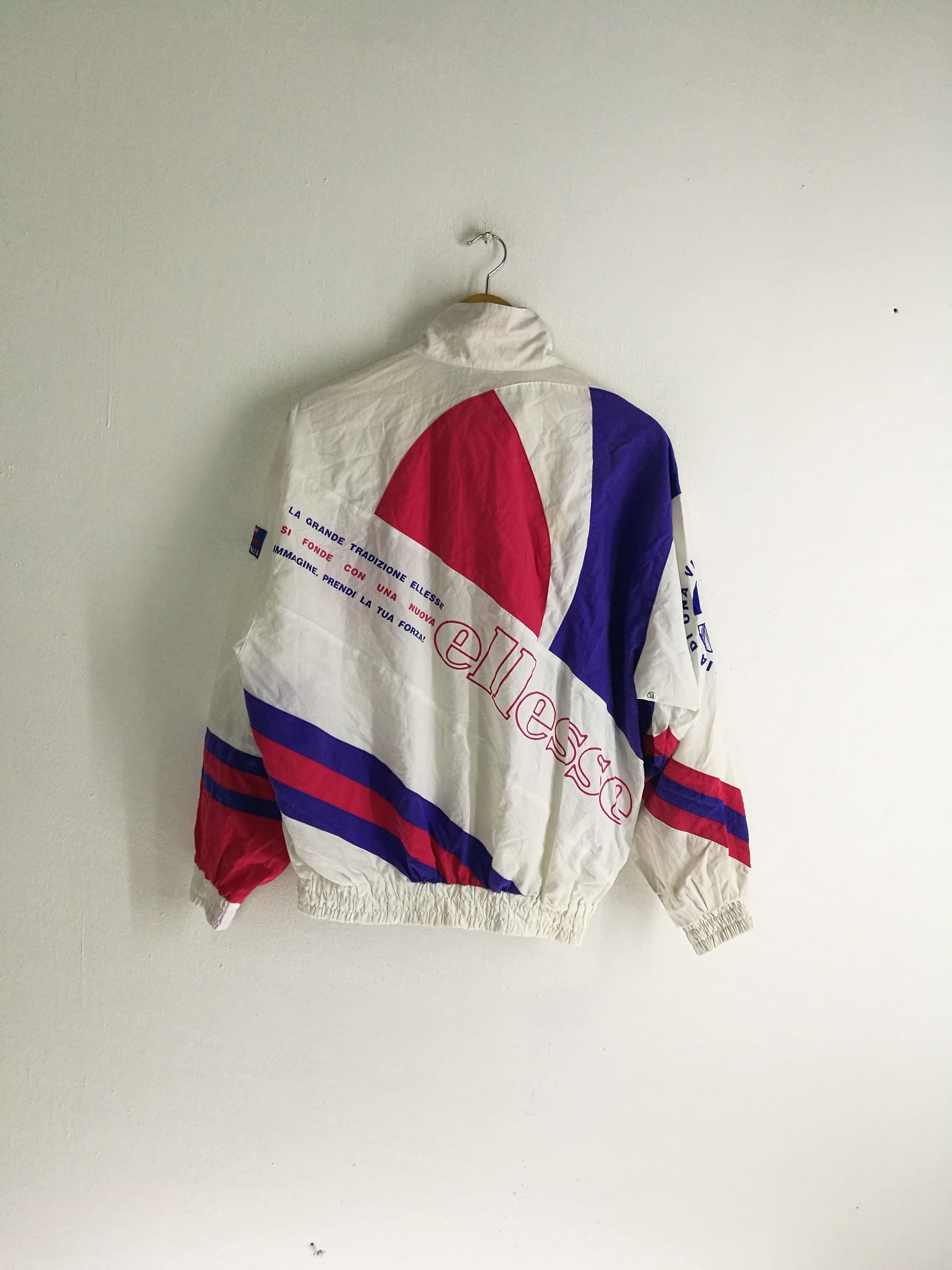 image of Vintage 90's Ellesse Tennis Courts Challenge Multicolor, Men's (Size Large)