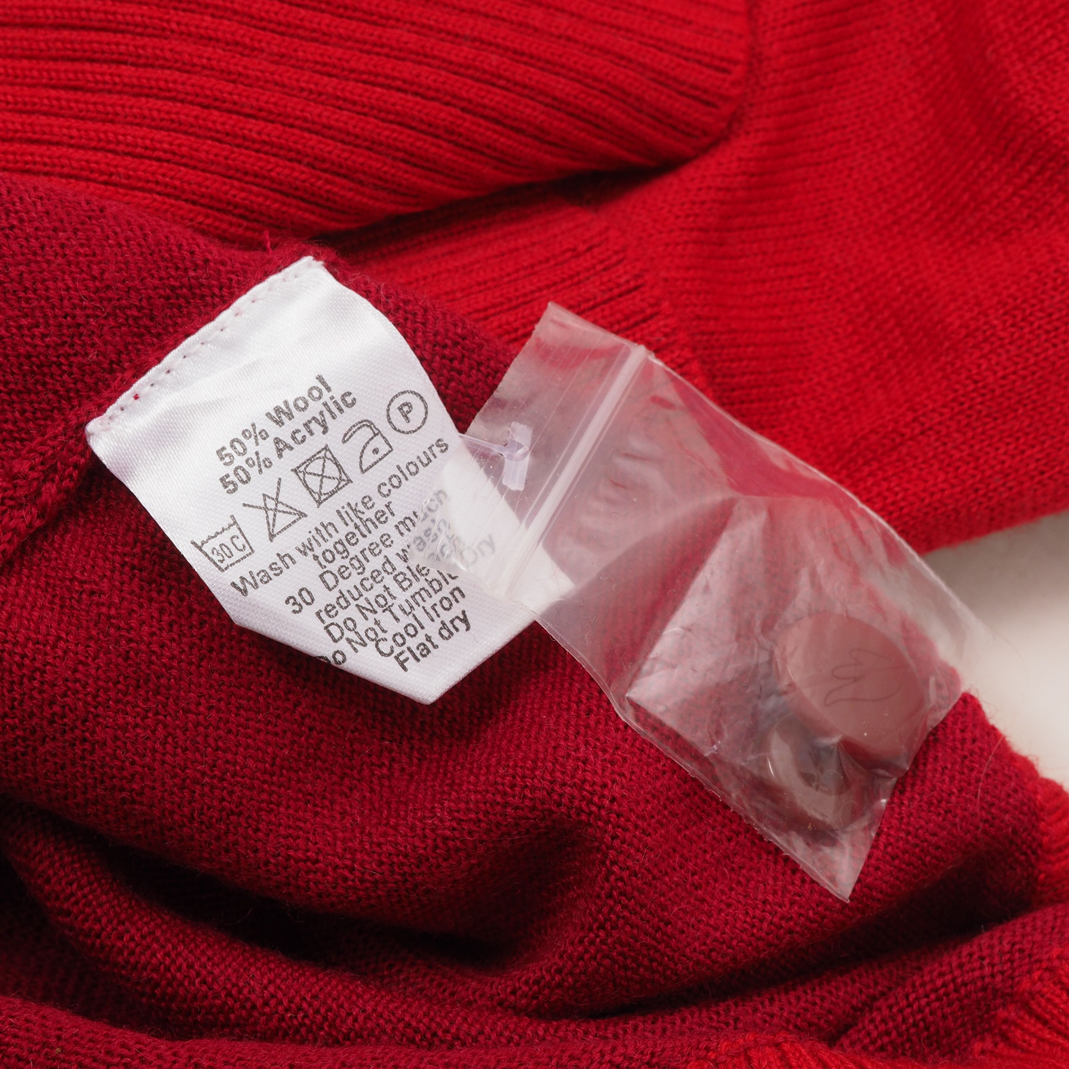 Vivienne Westwood Vivienne Westwood Virgin Atlantic Red Knit Cardigan Size M / US 6-8 / IT 42-44 - 5 Thumbnail