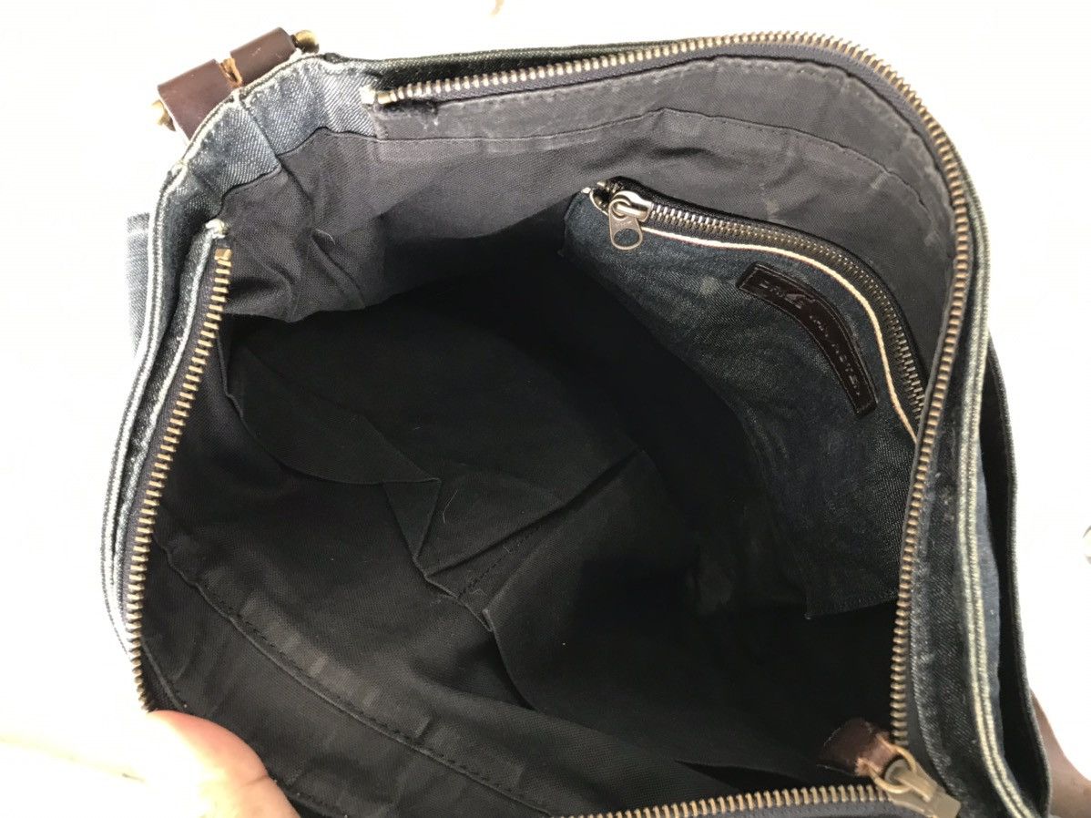 Dries Van Noten Dries Van noten Denim Leather Sling Bag Size ONE SIZE - 14 Thumbnail