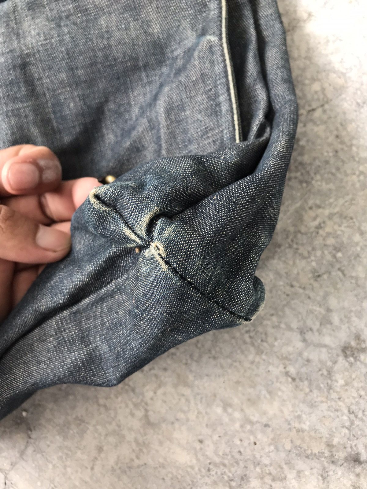 Dries Van Noten Dries Van noten Denim Leather Sling Bag Size ONE SIZE - 6 Thumbnail