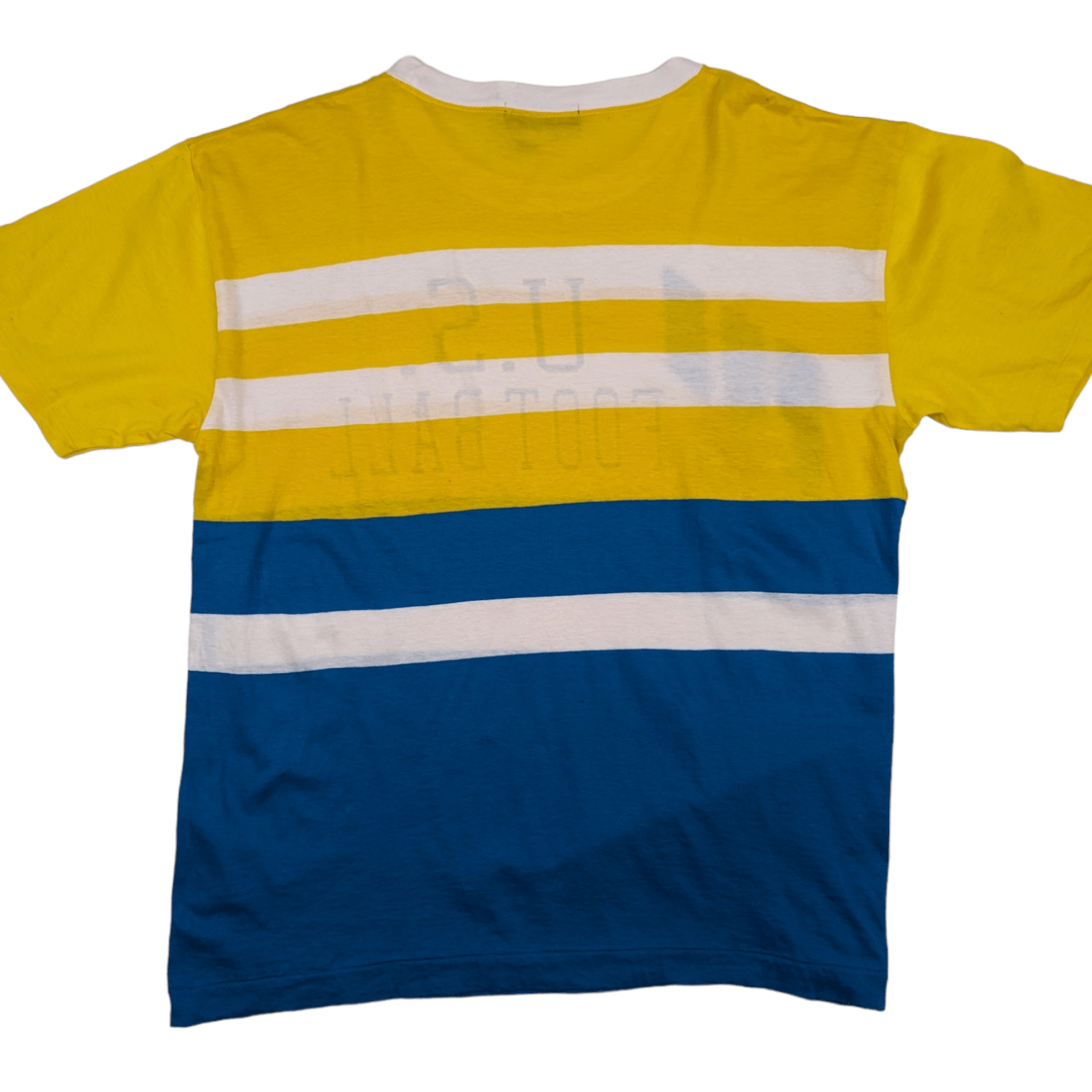 NFL × Vintage 90's MICHEL BECHOZ 98' US Football T-Shirt Single Stitches Size L / US 10 / IT 46 - 5 Thumbnail