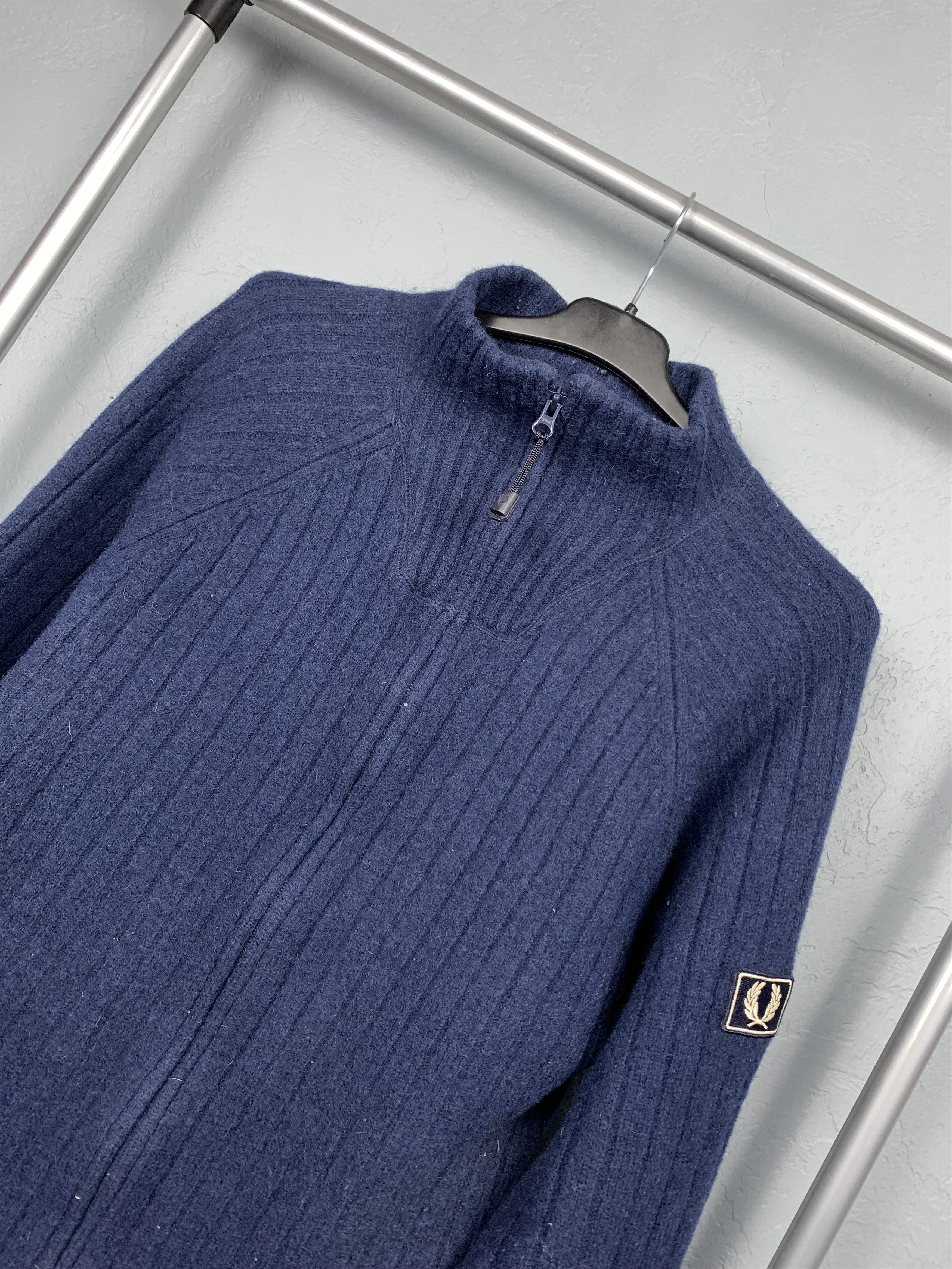 Fred Perry Fred Perry Vintage Wool Zip-Hoodie Jacket Size US L / EU 52-54 / 3 - 2 Thumbnail