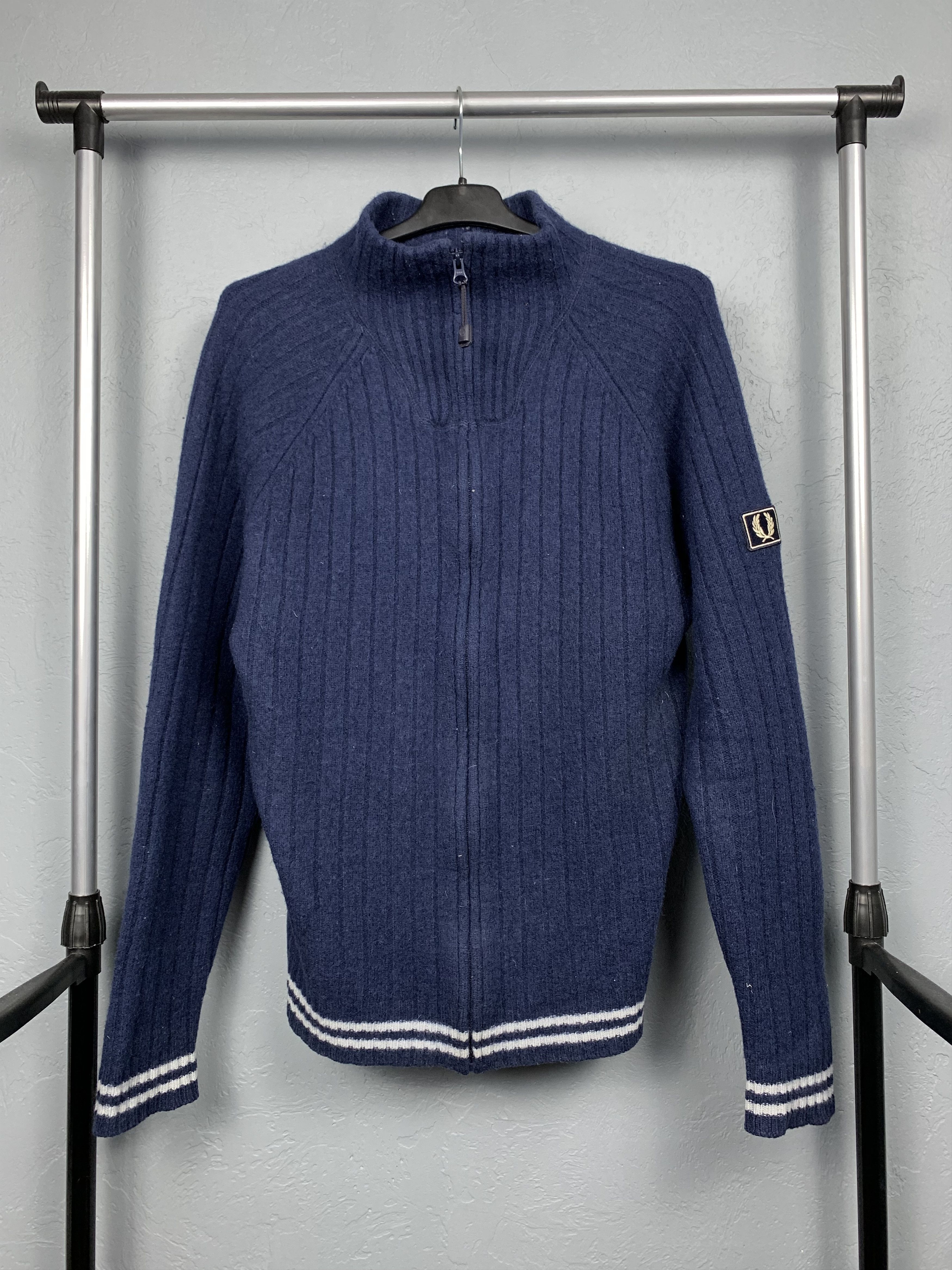 Fred Perry Fred Perry Vintage Wool Zip-Hoodie Jacket Size US L / EU 52-54 / 3 - 1 Thumbnail