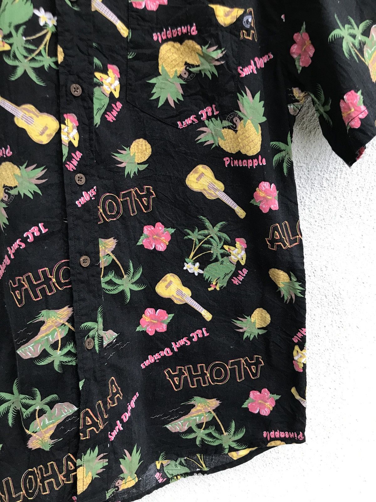 Japanese Brand Aloha Hawaii Button Down Shirt T&C Surf Design Size US XL / EU 56 / 4 - 10 Thumbnail