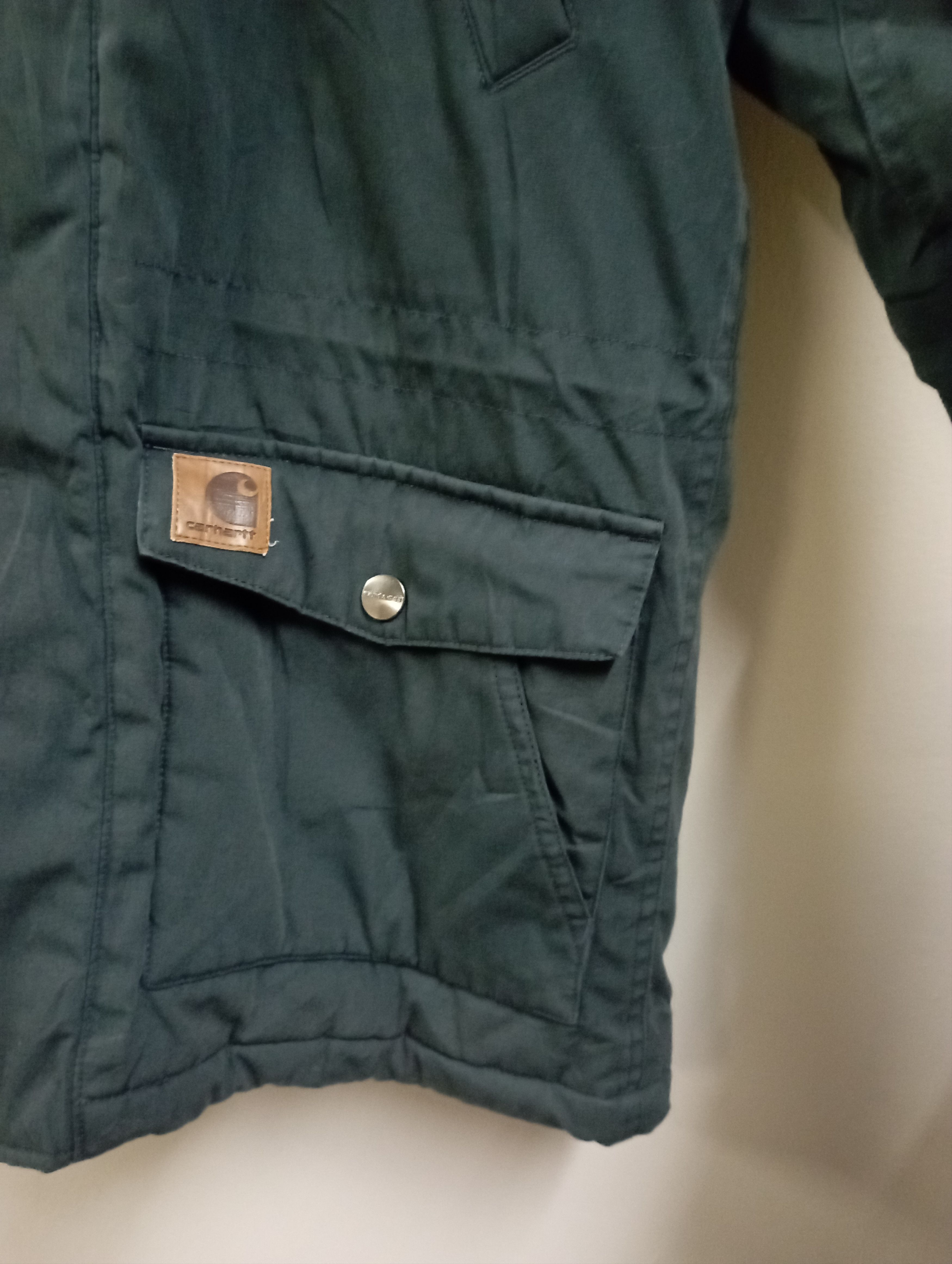 Carhartt Wip Vintage Green Army Carhartt WIP Trapper Parka 22x30 Inches Size US S / EU 44-46 / 1 - 7 Thumbnail