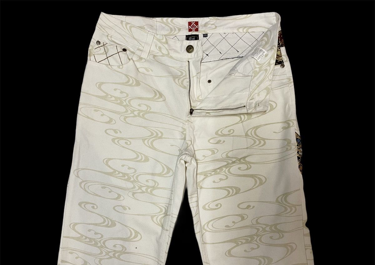 Japanese Brand × Vintage Vintage Japanese Burai Art Sukajan Denim Pants Size US 34 / EU 50 - 3 Thumbnail
