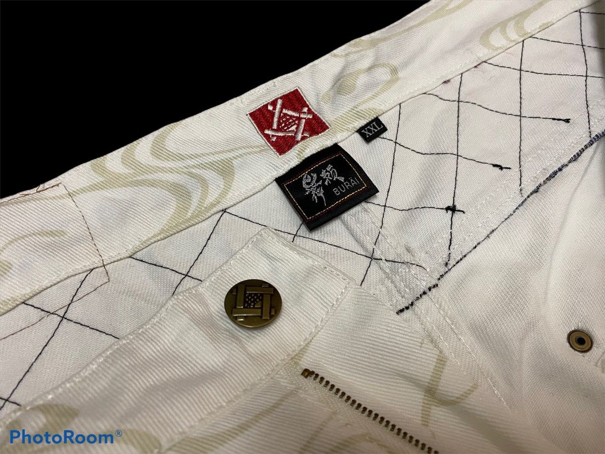 Japanese Brand × Vintage Vintage Japanese Burai Art Sukajan Denim Pants Size US 34 / EU 50 - 9 Thumbnail