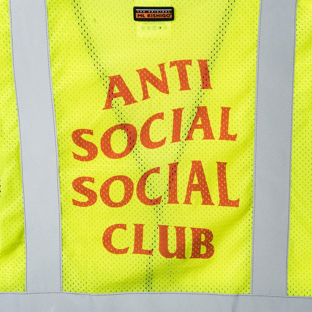 Anti Social Social Club DS ASSC Orange Logo Yellow Lit Safety Vest Offwhite Supreme Size US S / EU 44-46 / 1 - 3 Thumbnail