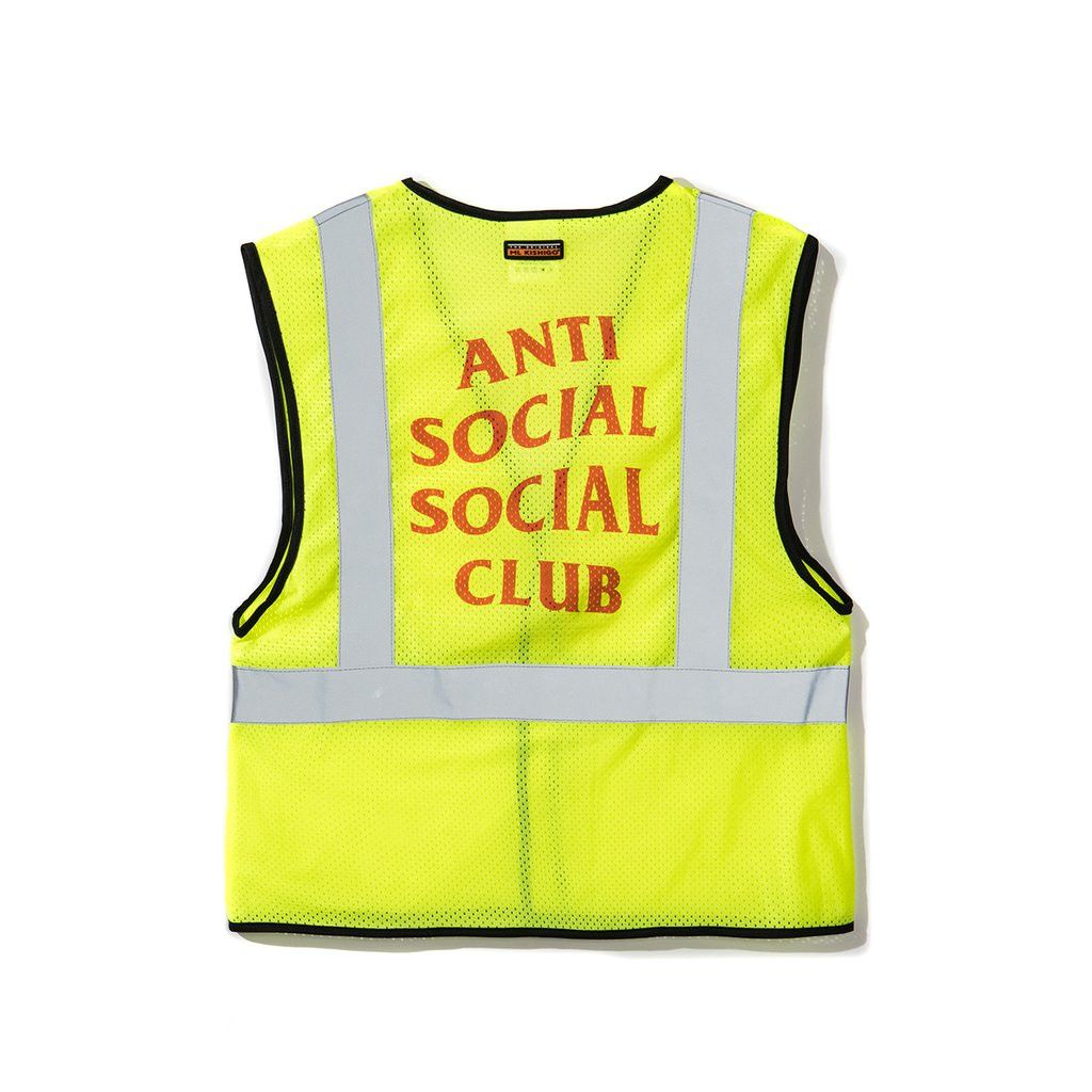 Anti Social Social Club DS ASSC Orange Logo Yellow Lit Safety Vest Offwhite Supreme Size US S / EU 44-46 / 1 - 6 Thumbnail