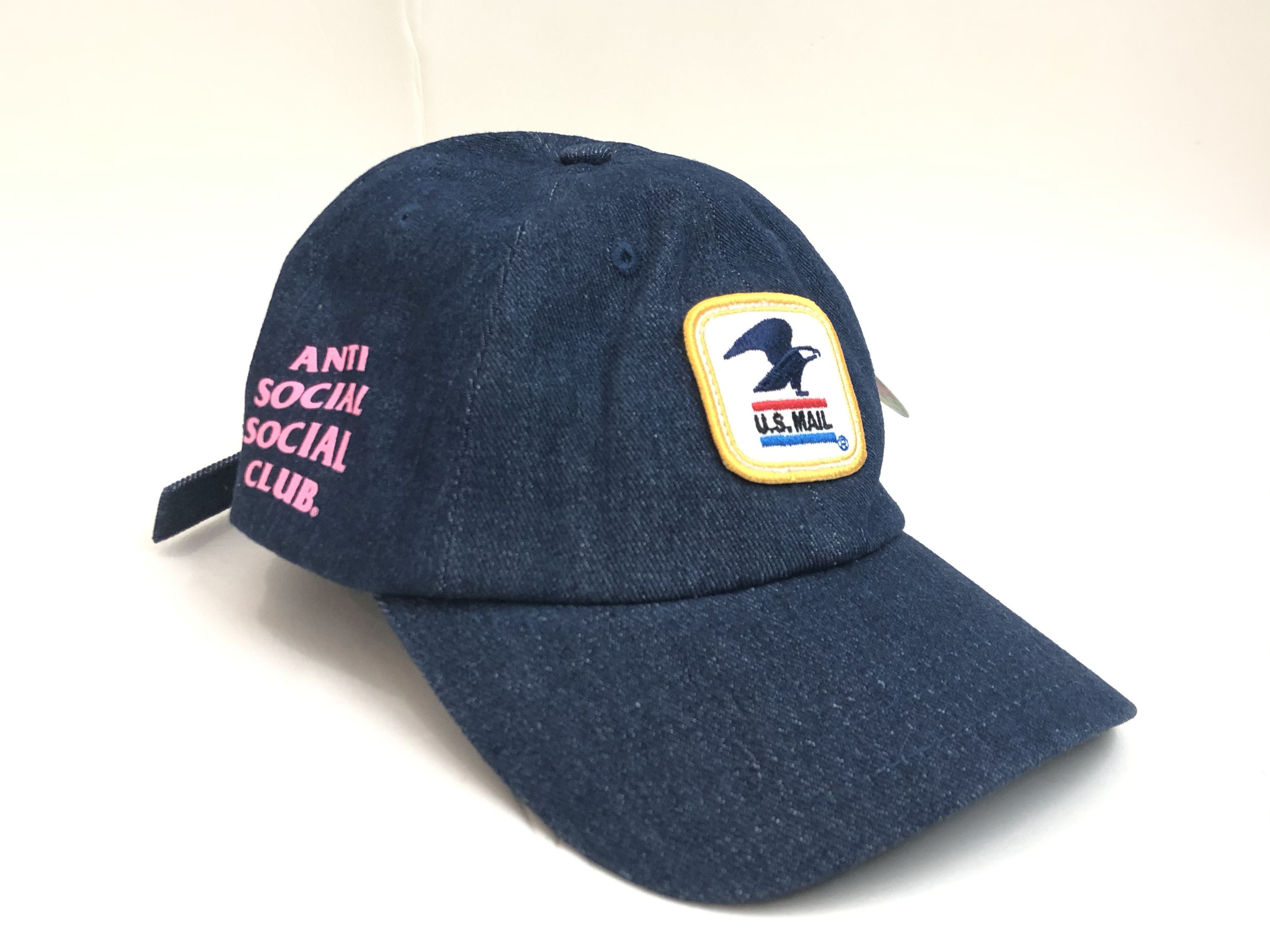 Anti Social Social Club × Other DS ASSC X USPS pink Logo Work Blue Cap Supreme Hat Bape Size ONE SIZE - 1 Thumbnail