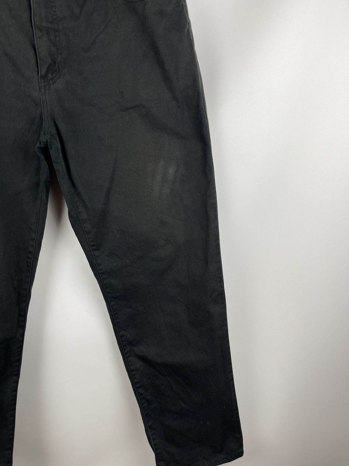 Vintage Yves Saint Laurent vintage black logo chino pants black Size US 34 / EU 50 - 6 Thumbnail