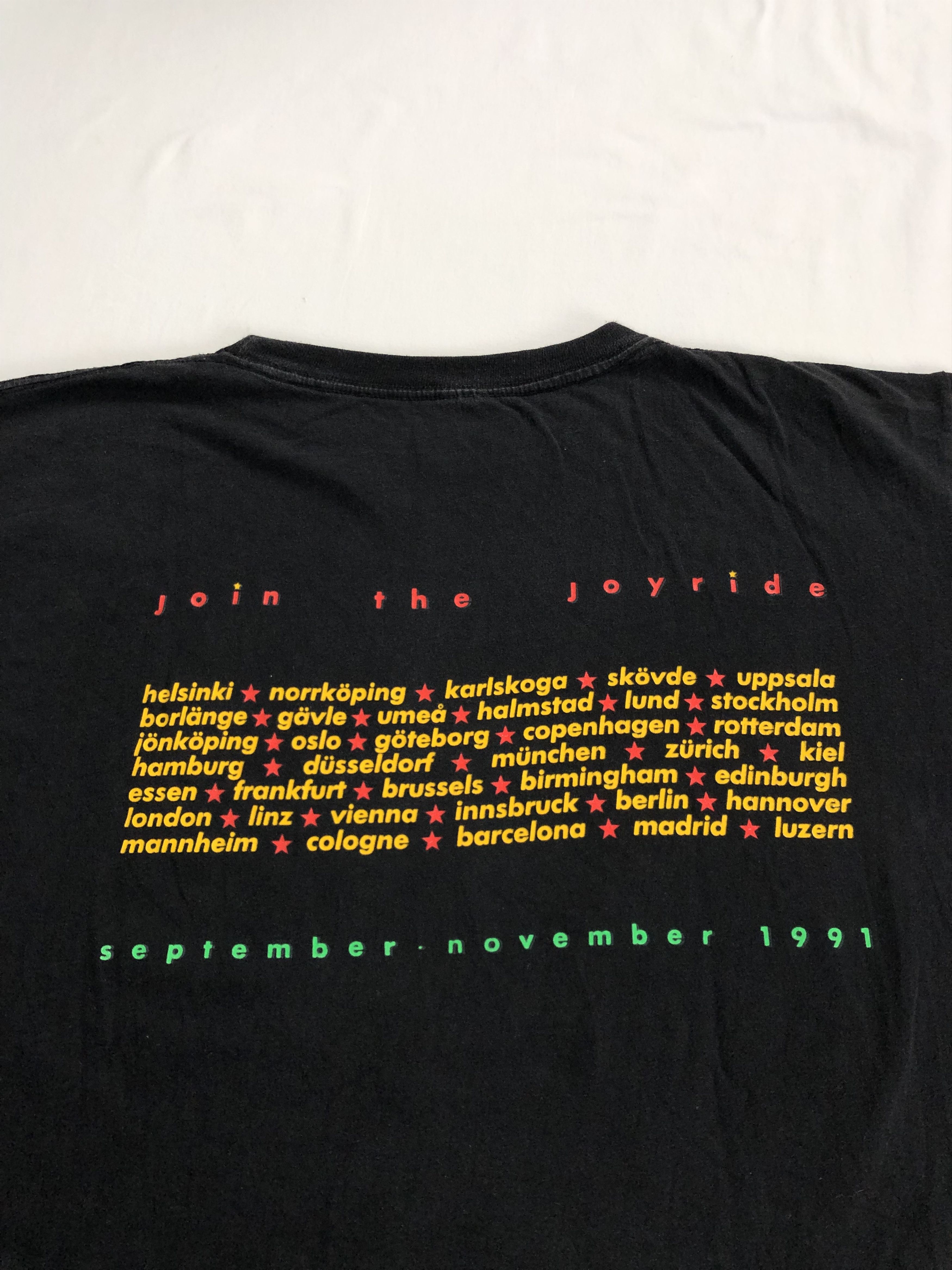 Band Tees Vintage 1991 Roxette Joyride (Bon Jovi David Bowie) Size US XL / EU 56 / 4 - 14 Thumbnail