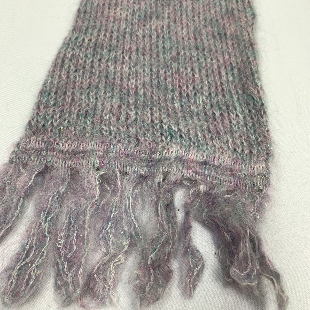 Aran Isles Knitwear MCDONALD NEW ZEALAND Herringbone Crochet Knit Muffler Scarf Size ONE SIZE - 6 Thumbnail