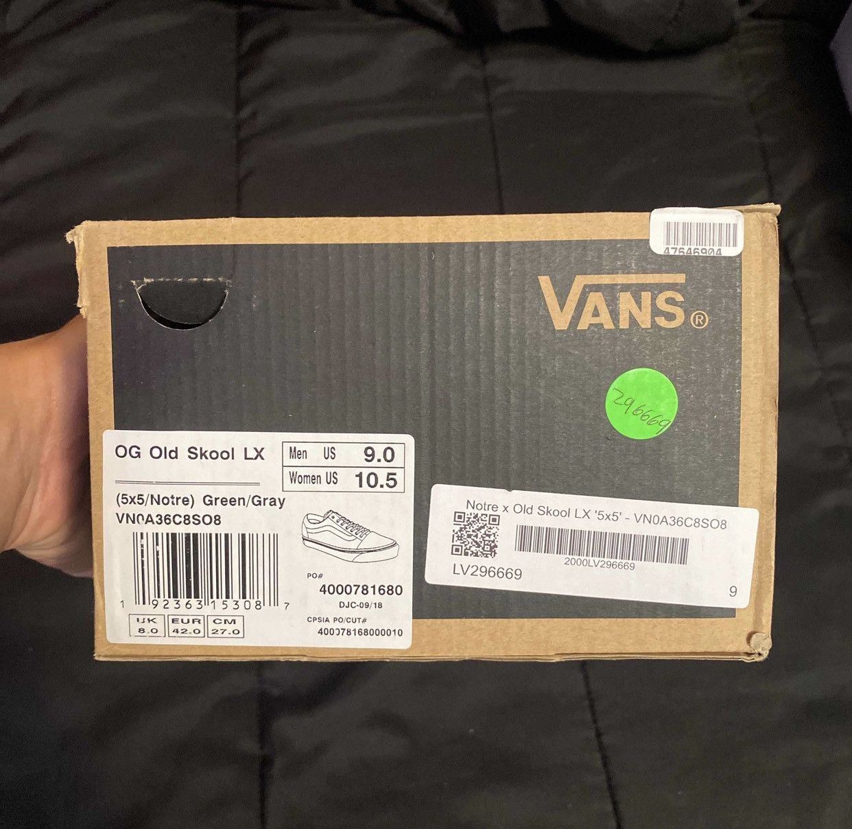 Notre × Vans FINAL PRICE DROP Vans x Notre Og Green/Cream old skool Size US 9 / EU 42 - 7 Thumbnail