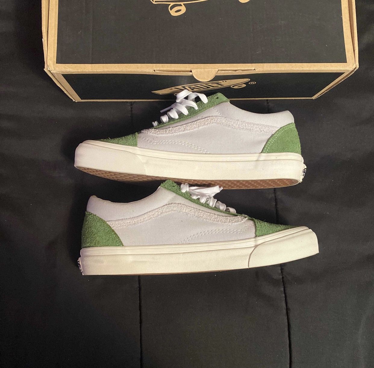 Notre × Vans FINAL PRICE DROP Vans x Notre Og Green/Cream old skool Size US 9 / EU 42 - 2 Thumbnail