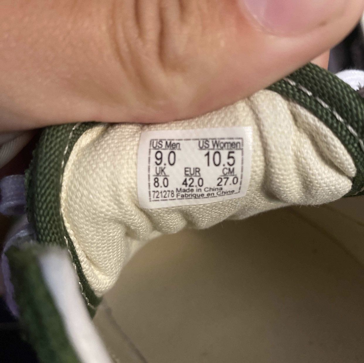 Notre × Vans FINAL PRICE DROP Vans x Notre Og Green/Cream old skool Size US 9 / EU 42 - 6 Thumbnail