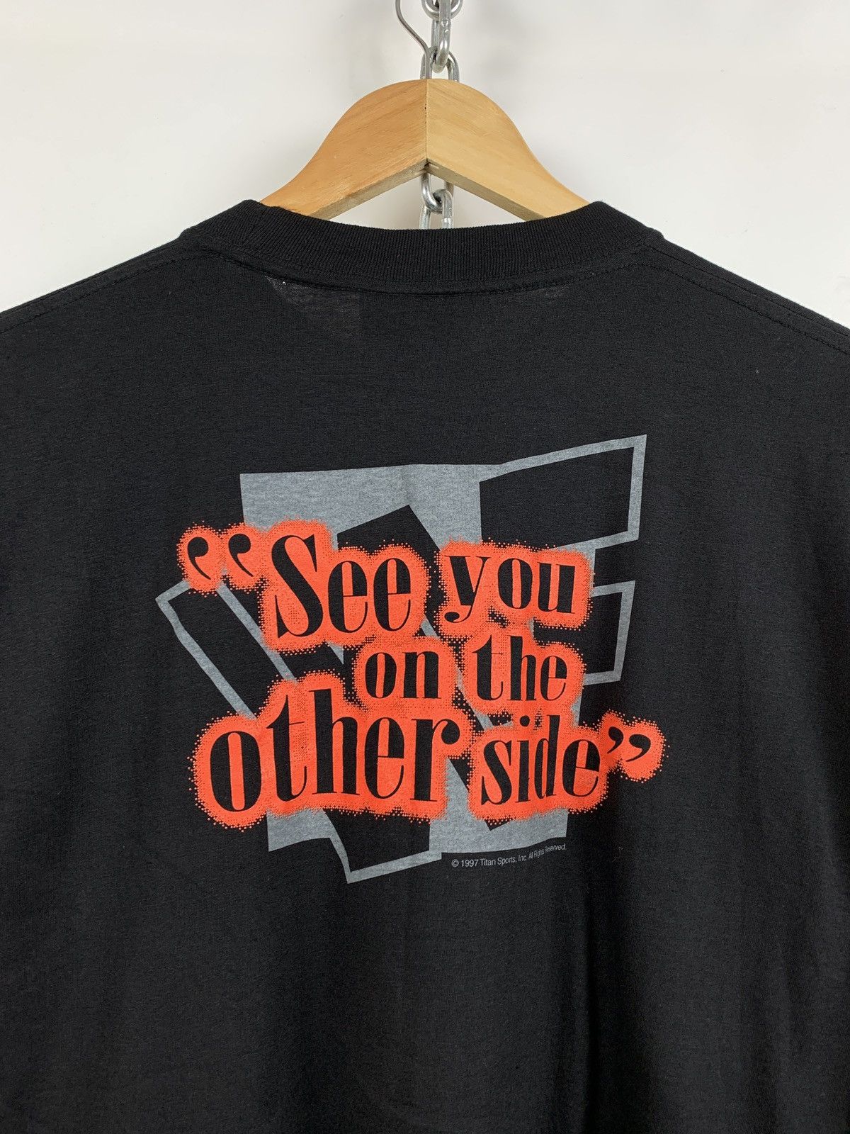 Vintage 1997 Vintage Undertaker See You On The Other Side T-Shirt Size US M / EU 48-50 / 2 - 13 Thumbnail