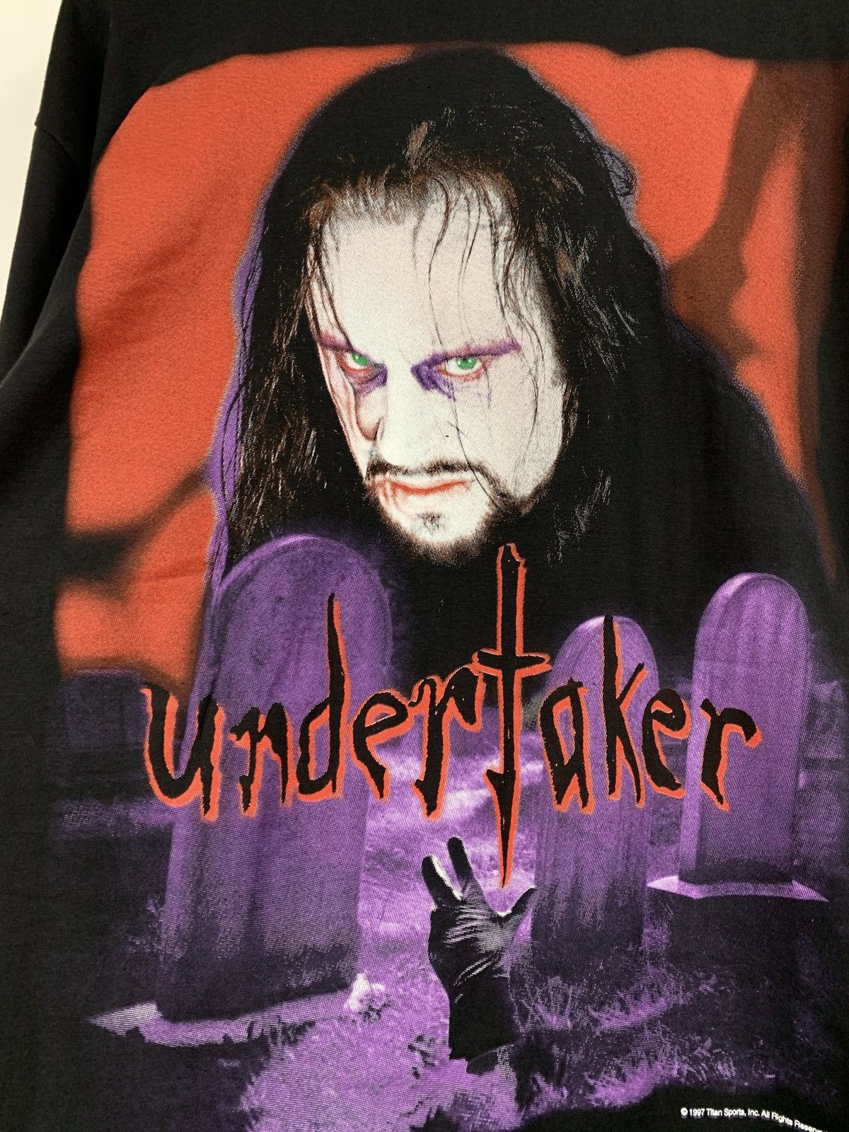 Vintage 1997 Vintage Undertaker See You On The Other Side T-Shirt Size US M / EU 48-50 / 2 - 7 Thumbnail