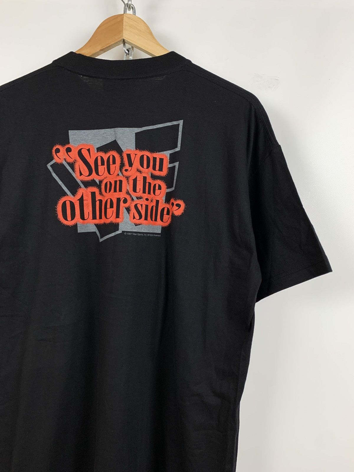 Vintage 1997 Vintage Undertaker See You On The Other Side T-Shirt Size US M / EU 48-50 / 2 - 12 Thumbnail