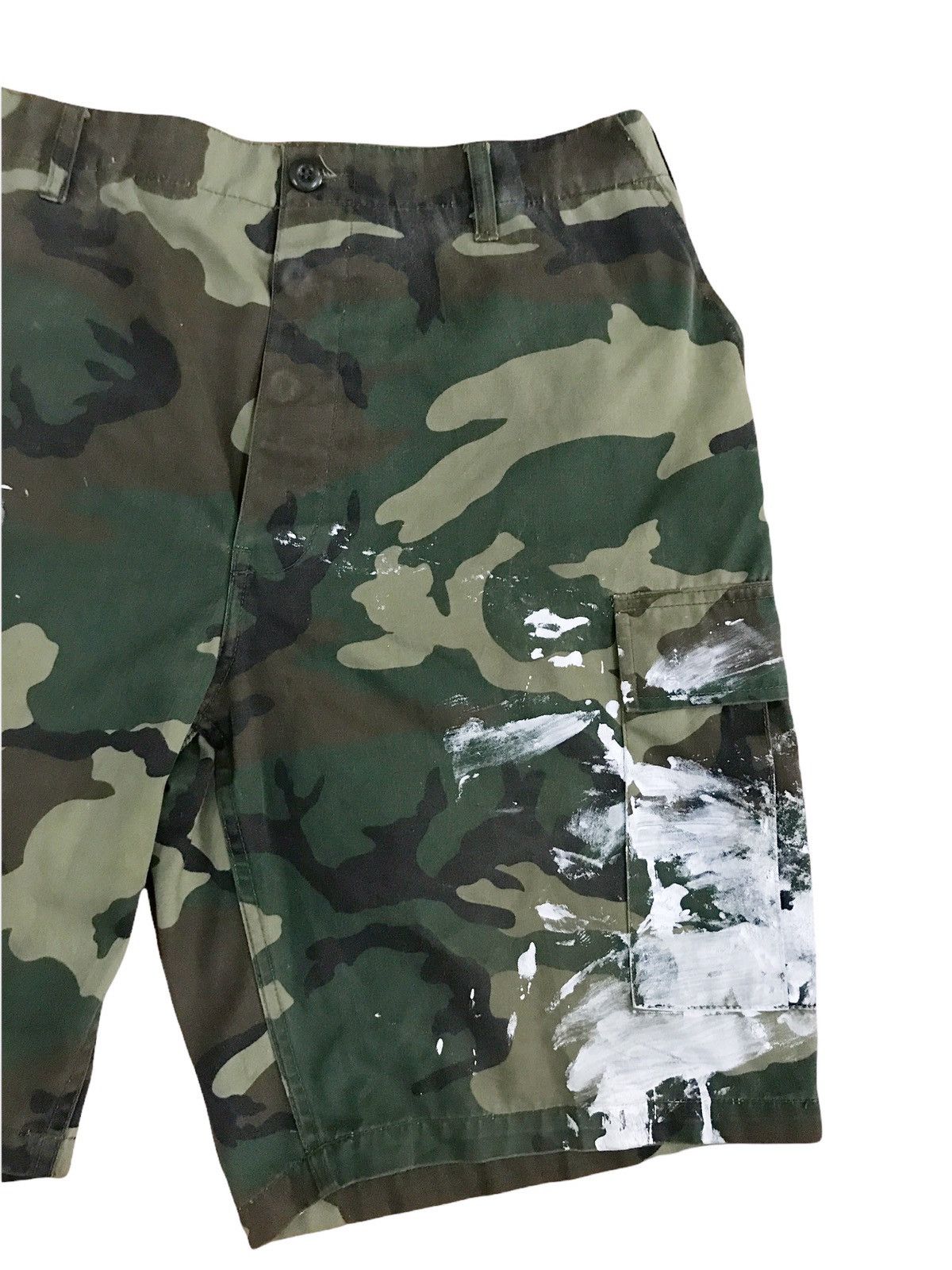 Vintage Vintage Camouflage Short Painter Pants Size US 33 - 3 Thumbnail