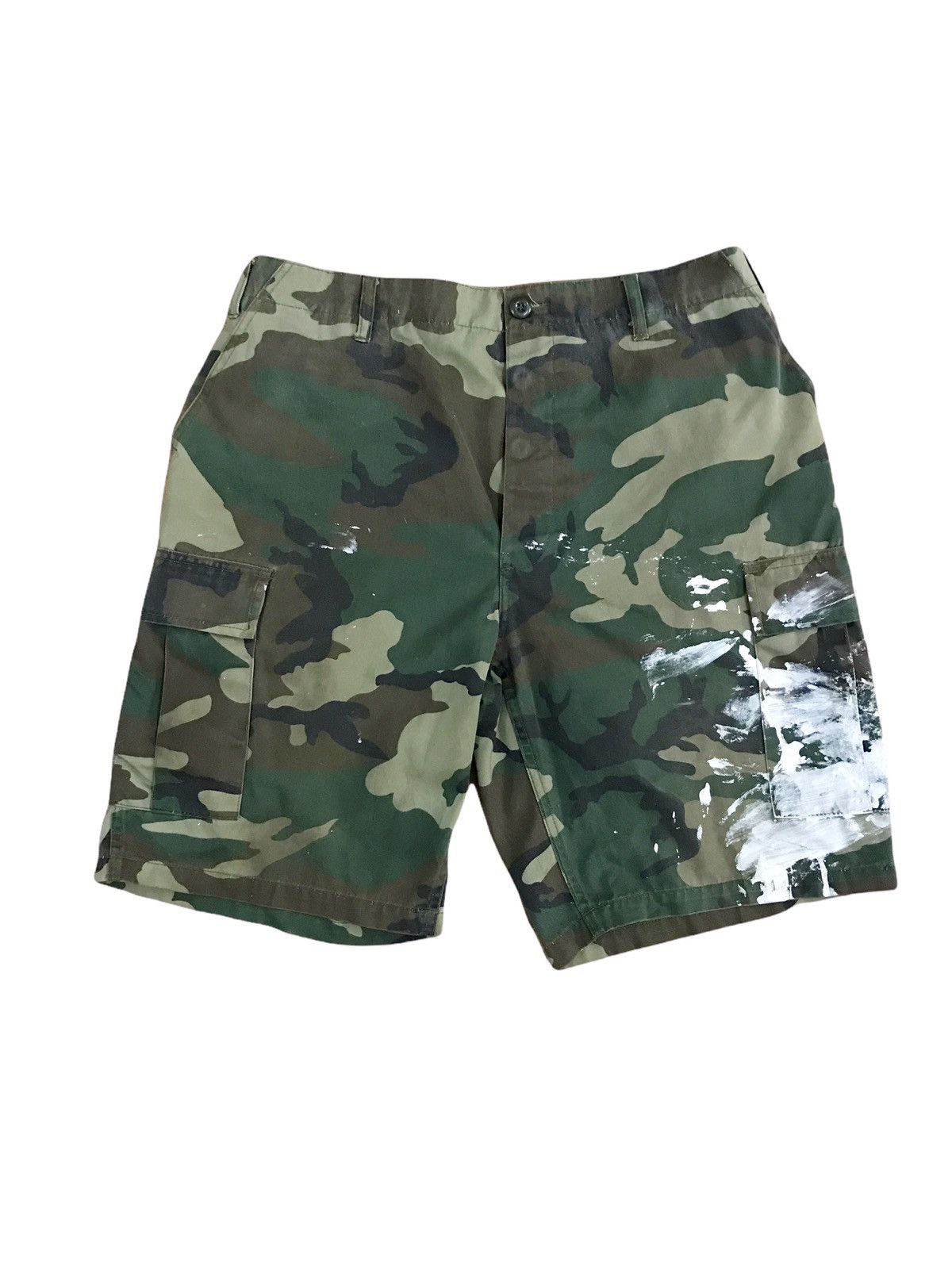 Vintage Vintage Camouflage Short Painter Pants Size US 33 - 1 Thumbnail