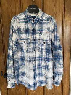 Louis Vuitton SS17 Bleached Flannel Shirt - Ākaibu Store