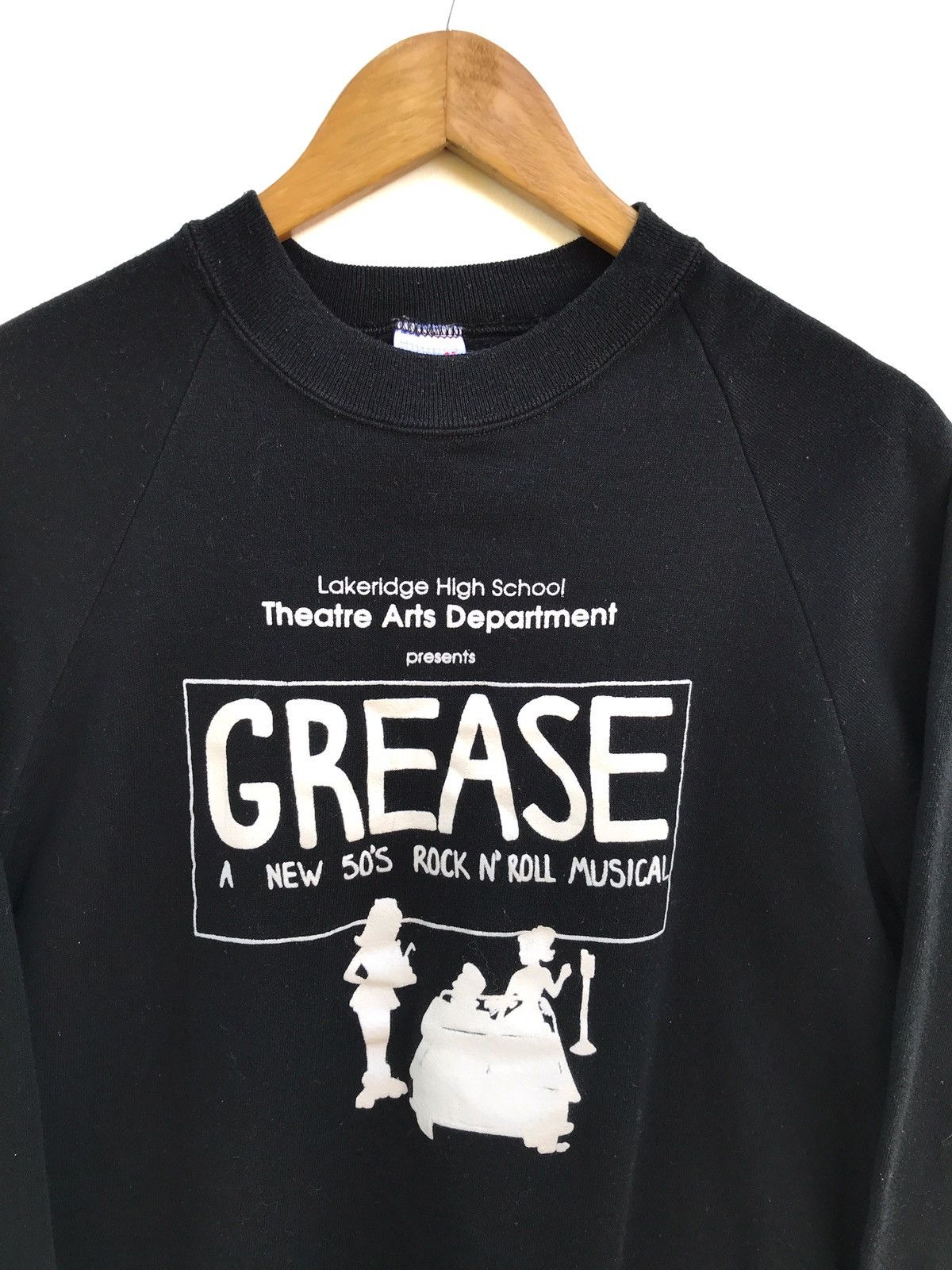Vintage Vintage 90s Grease A New 50s Rock & Roll Musical Movie Size US S / EU 44-46 / 1 - 3 Thumbnail