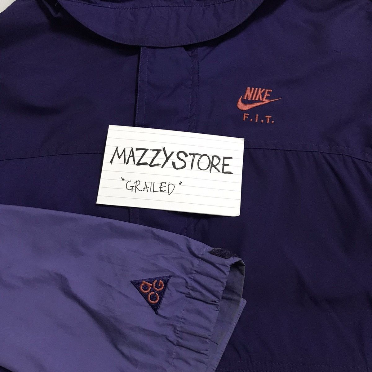 Nike × Nike ACG × Vintage Vintage NIKE ACG half zipper anorak jacket Size US S / EU 44-46 / 1 - 3 Thumbnail