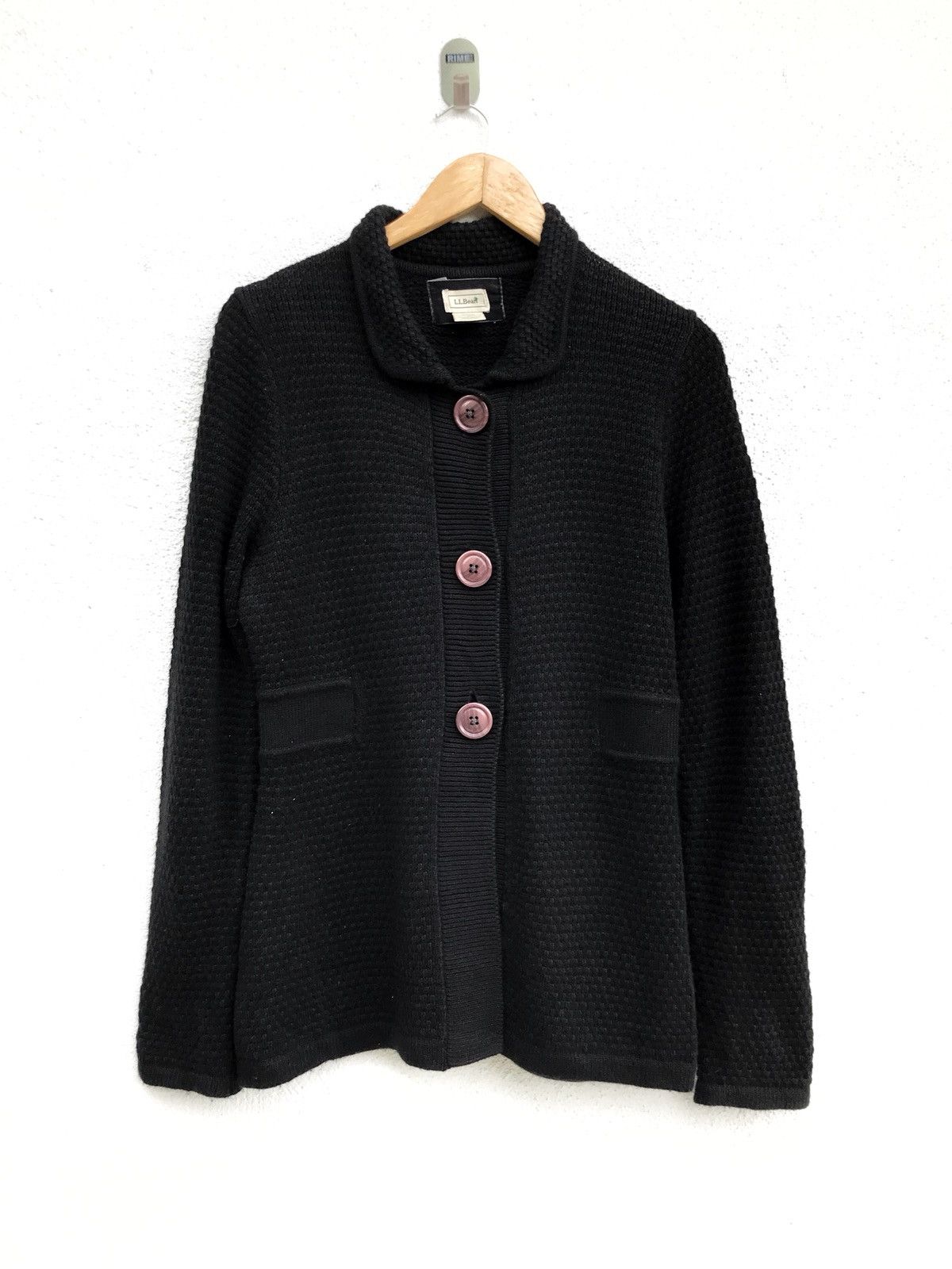 L.L. Bean L.L. Bean Hand Knit Button Sweatshirt Jacket Size US S / EU 44-46 / 1 - 2 Thumbnail