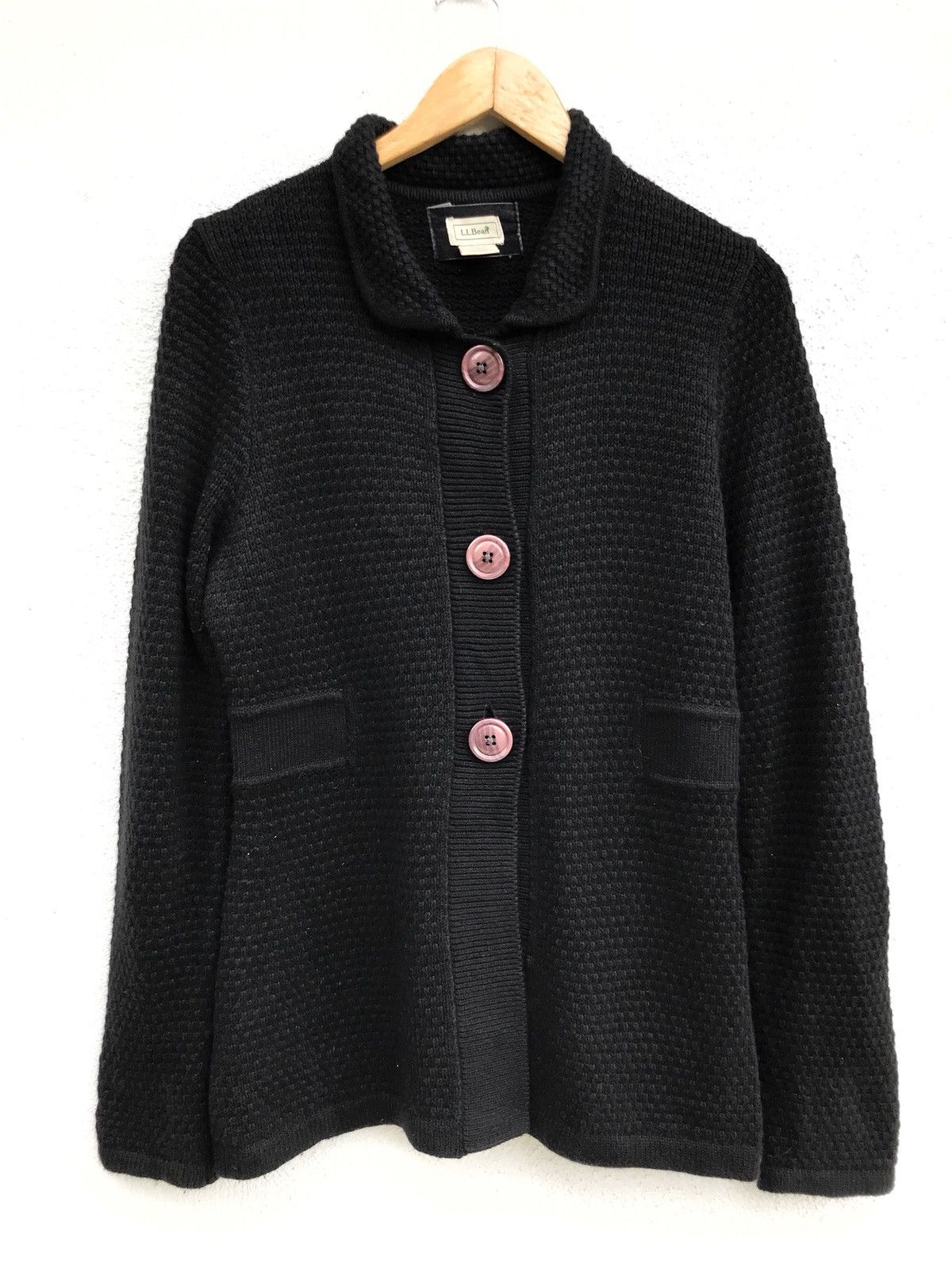 L.L. Bean L.L. Bean Hand Knit Button Sweatshirt Jacket Size US S / EU 44-46 / 1 - 1 Thumbnail