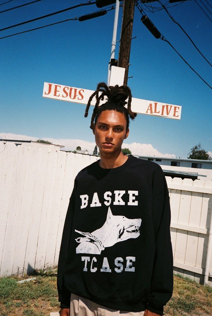 basketcase gallery 💚 AW21 Basketcase Gallery Raw College Sweater Black NEW Size US L / EU 52-54 / 3 - 2 Thumbnail