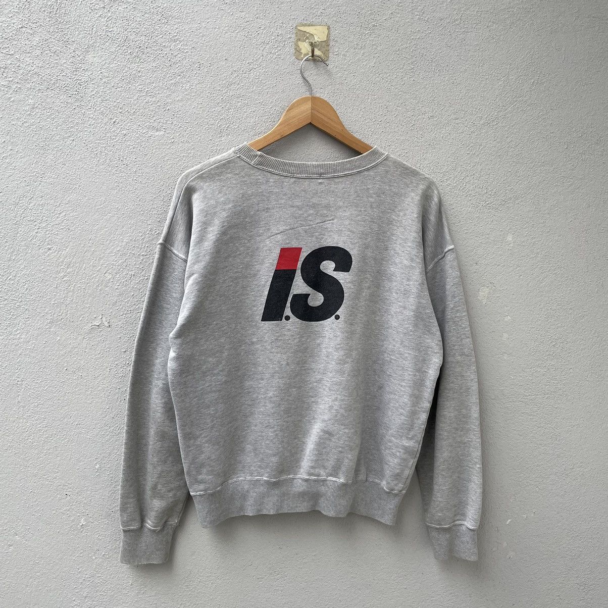 Issey Miyake Vintage IS Issey Miyake Big Logo Sweatshirt Size US M / EU 48-50 / 2 - 1 Thumbnail