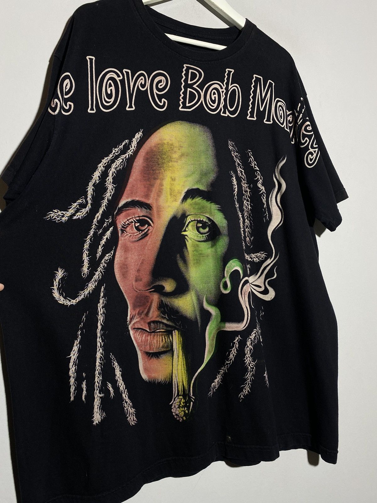 Band Tees × Bob Marley × Vintage Bob Marley vintage men’s oversized t-shirt Size US XL / EU 56 / 4 - 6 Thumbnail