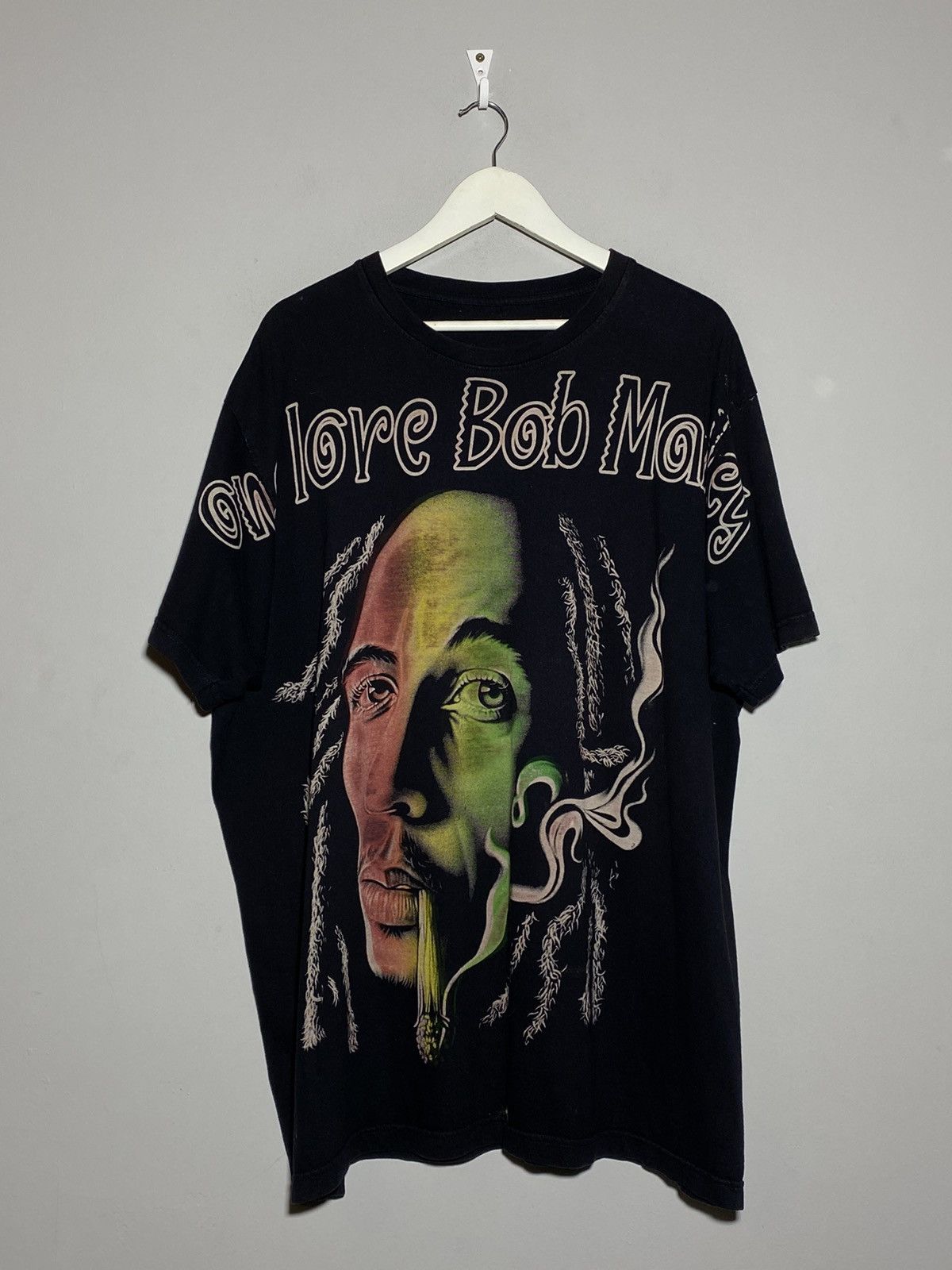 Band Tees × Bob Marley × Vintage Bob Marley vintage men’s oversized t-shirt Size US XL / EU 56 / 4 - 1 Thumbnail
