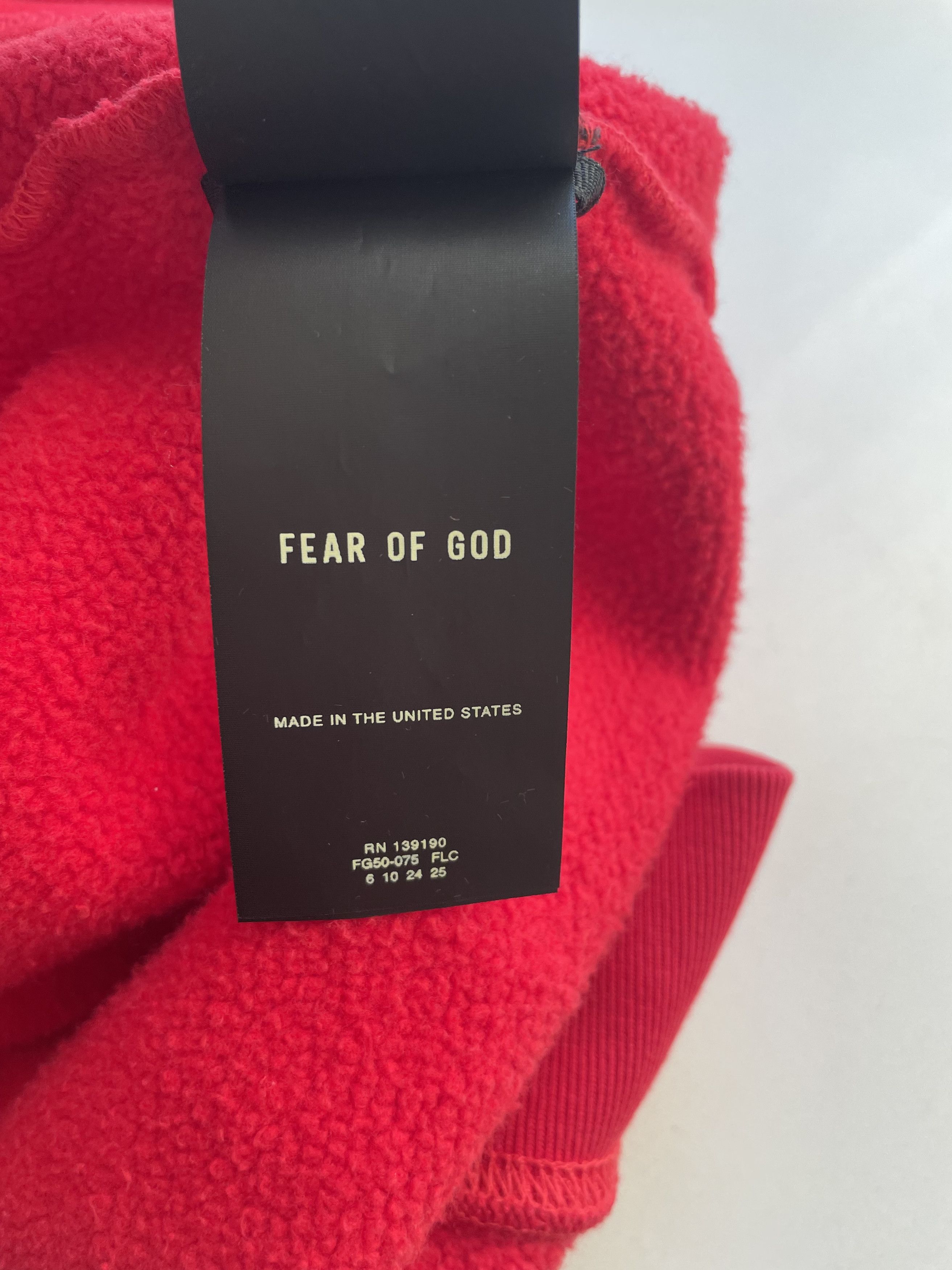 Fear of God 7 Vintage Red Hoodie Size US M / EU 48-50 / 2 - 6 Thumbnail