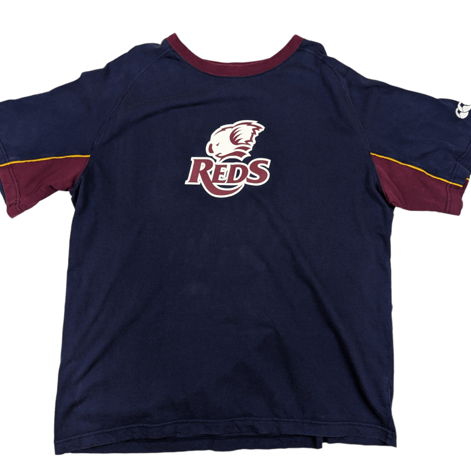 All Blacks 00's CANTERBURY Queensland Reds Australia Rugby Team T-Shirt Size US XL / EU 56 / 4 - 2 Thumbnail