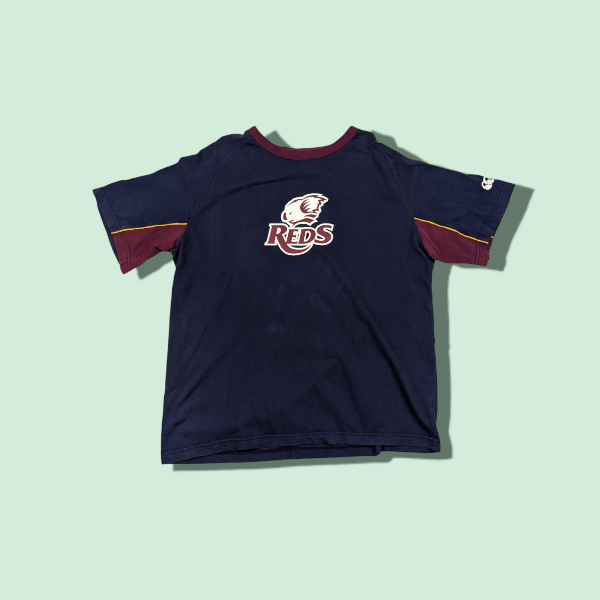 00's CANTERBURY Queensland Reds Australia Rugby Team T-Shirt
