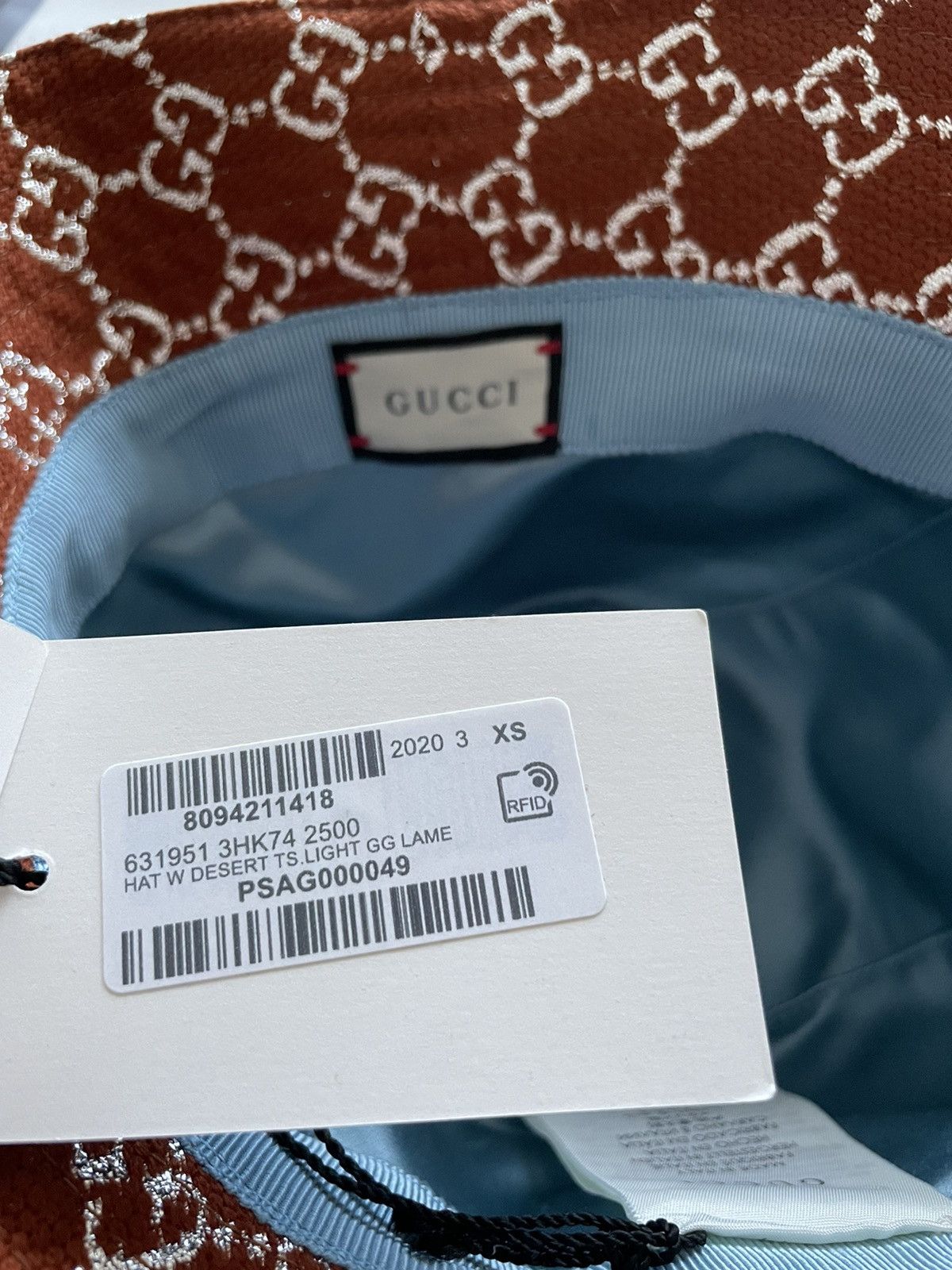 Gucci Brand NEW Limited Edition Super Runway Sold Out GG Logo Hat Size ONE SIZE - 7 Thumbnail