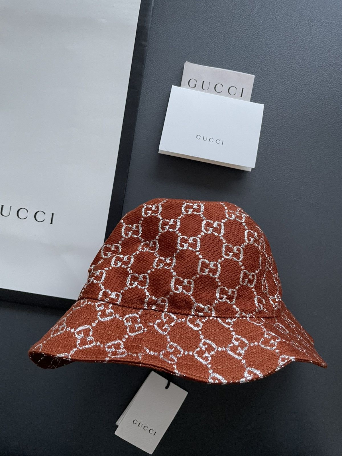 Gucci Brand NEW Limited Edition Super Runway Sold Out GG Logo Hat Size ONE SIZE - 13 Thumbnail