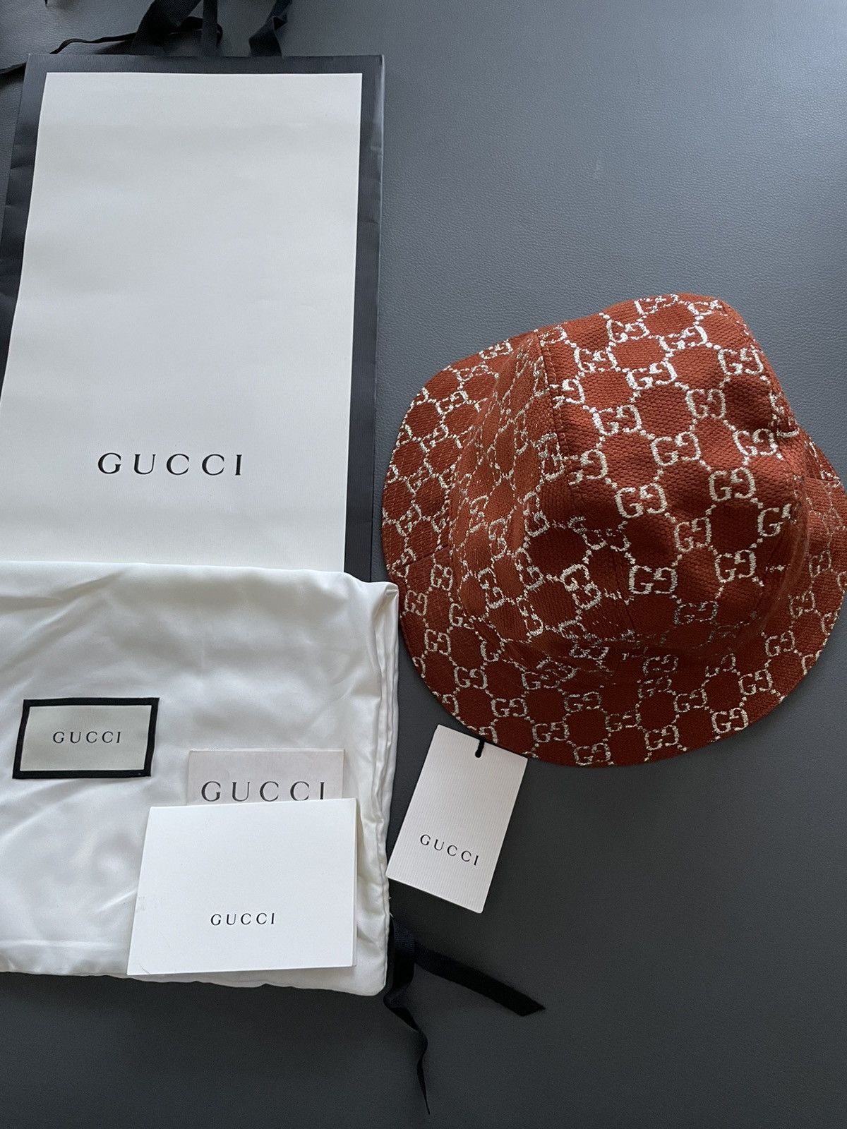 Gucci Brand NEW Limited Edition Super Runway Sold Out GG Logo Hat Size ONE SIZE - 5 Thumbnail